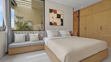 Villa, 3 Schlafzimmer, Poolblick | Schreibtisch, laptopgeeigneter Arbeitsplatz, Bügeleisen/Bügelbrett