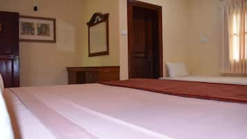 Triple Room, Patio, Poolside | In-room safe, free WiFi