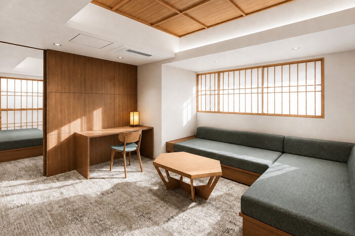 Habitación individual, varias camas, para no fumadores (Superior 1Bedroom Suite with 5 Beds B) | Caja de seguridad en la habitación, wifi gratis y ropa de cama