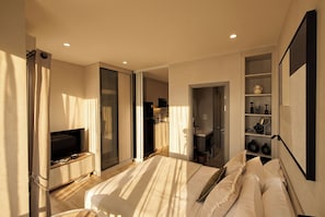 1 chambre, fer et planche à repasser, Wi-Fi gratuit, draps fournis