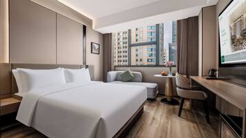 Classic Double Room, City View | Desk, laptop workspace, WiFi (free)