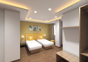 Deluxe Twin Room, City View | Spa - Bloom Hotel Sony Signal (Bengaluru)