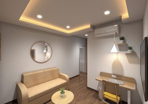 Signature Suite, City View | Living area - Bloom Hotel Sony Signal (Bengaluru)
