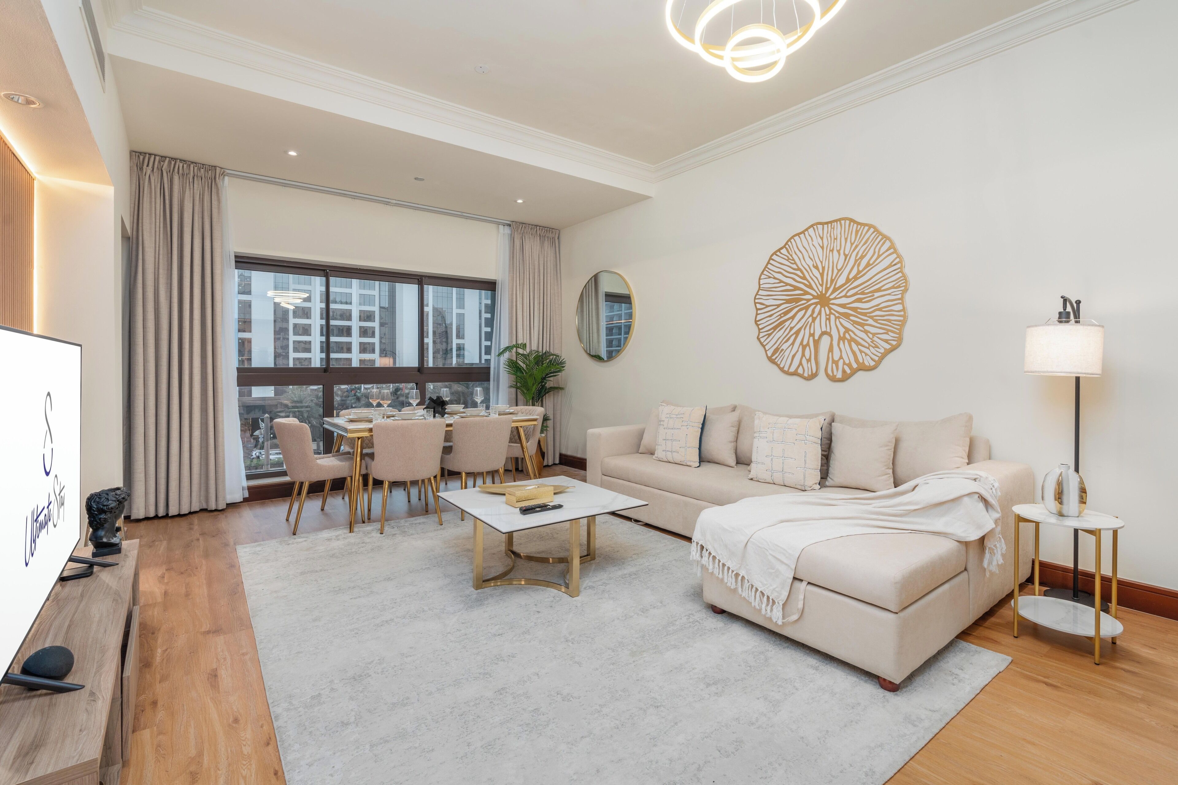 Appartement supérieur, balcon, vue sur la ville | Aire de séjour