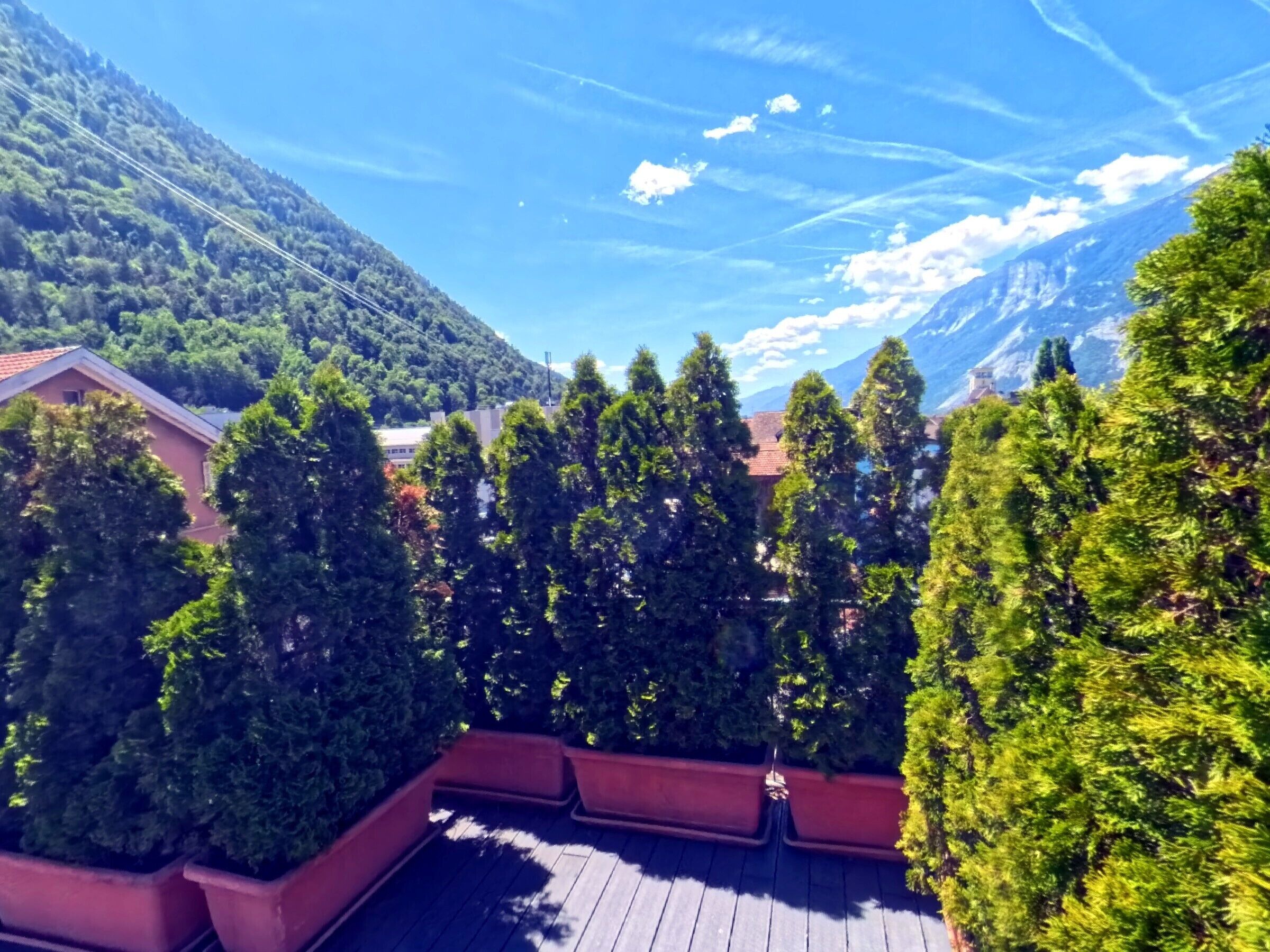 Apartment, Balkon, Stadtblick | Terrasse/Patio