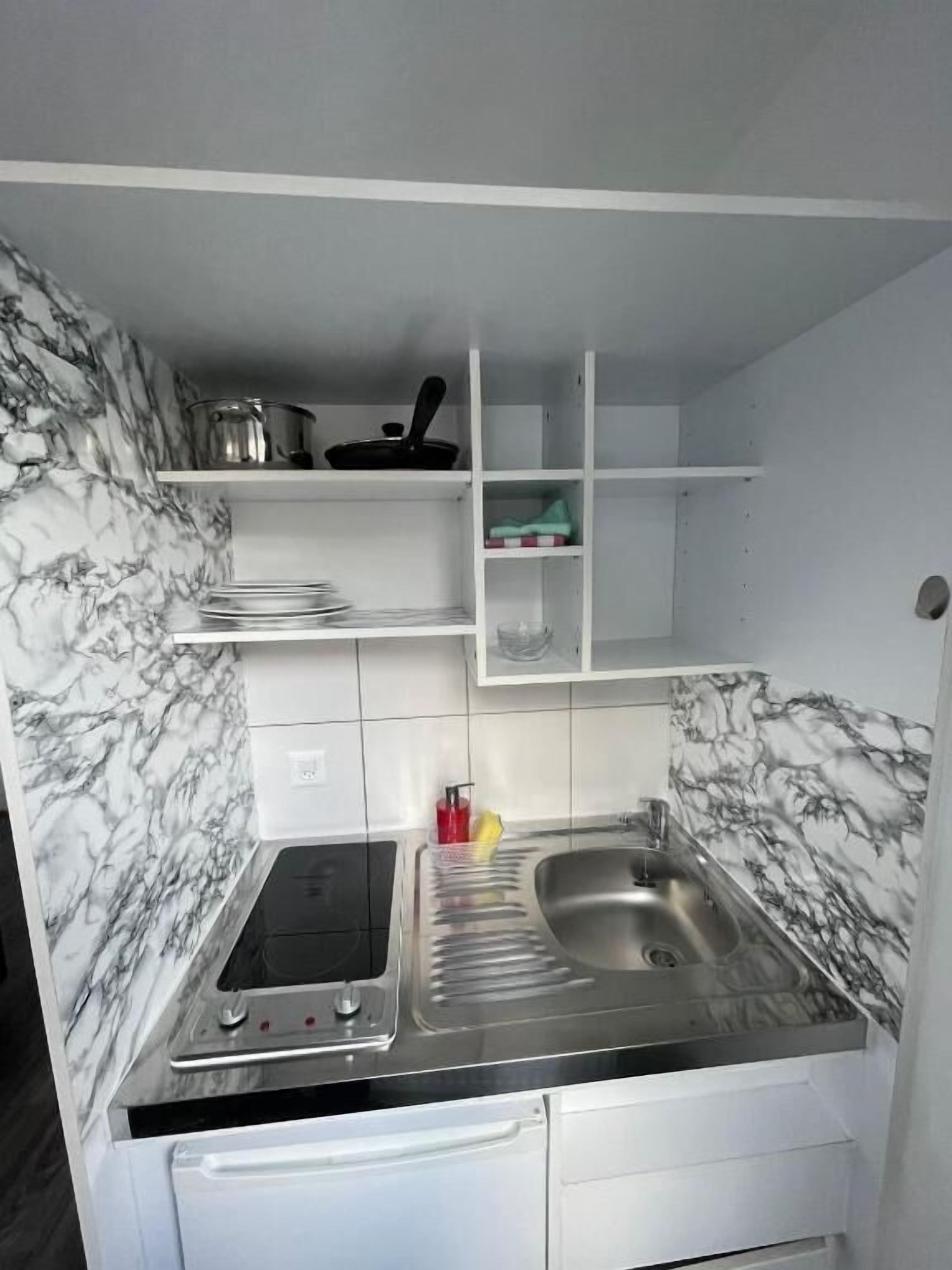 Deluxe kamer, uitzicht op stad | Privékeuken
