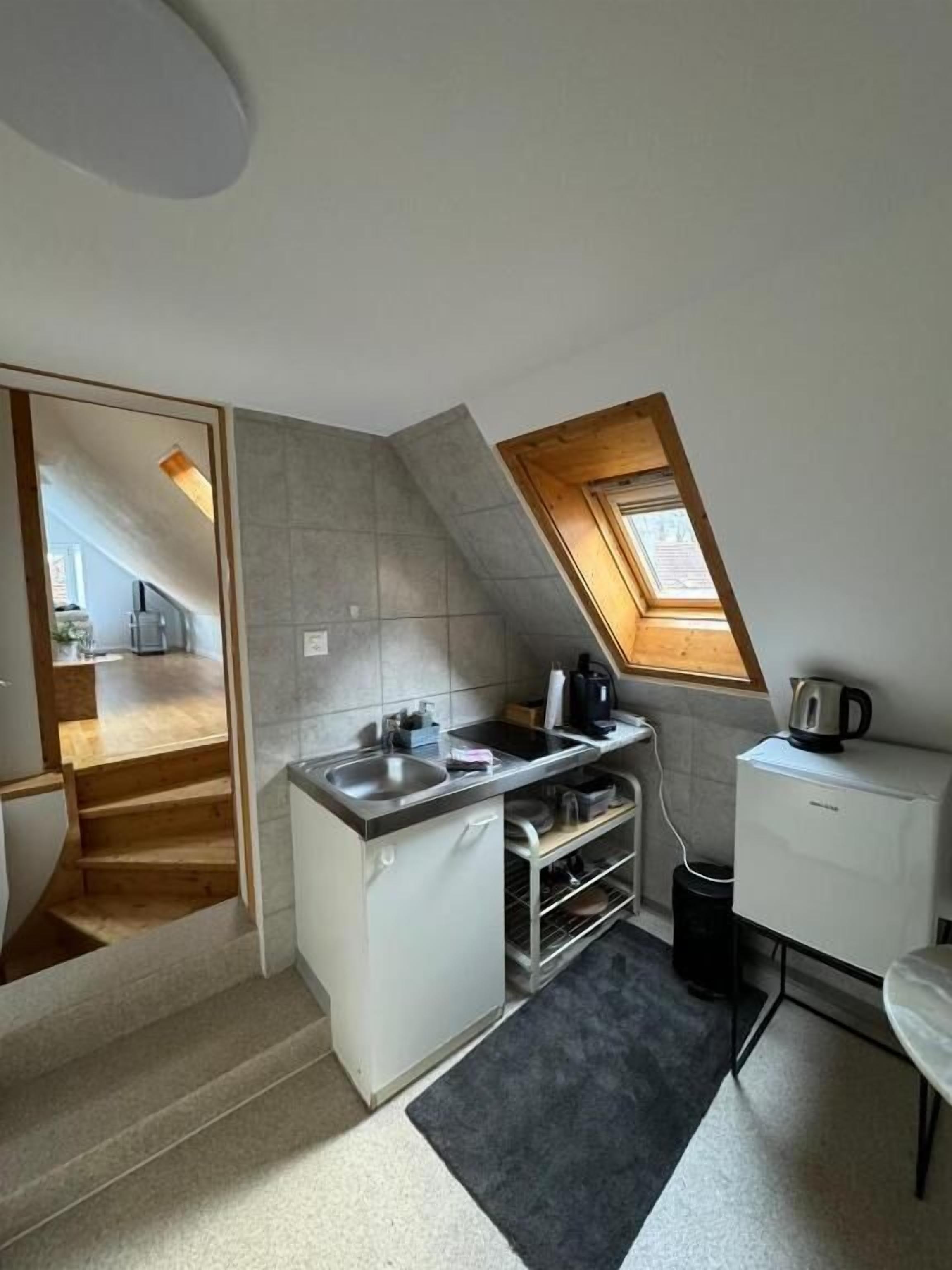 Appartement, balcon, vue ville | Cuisine privée