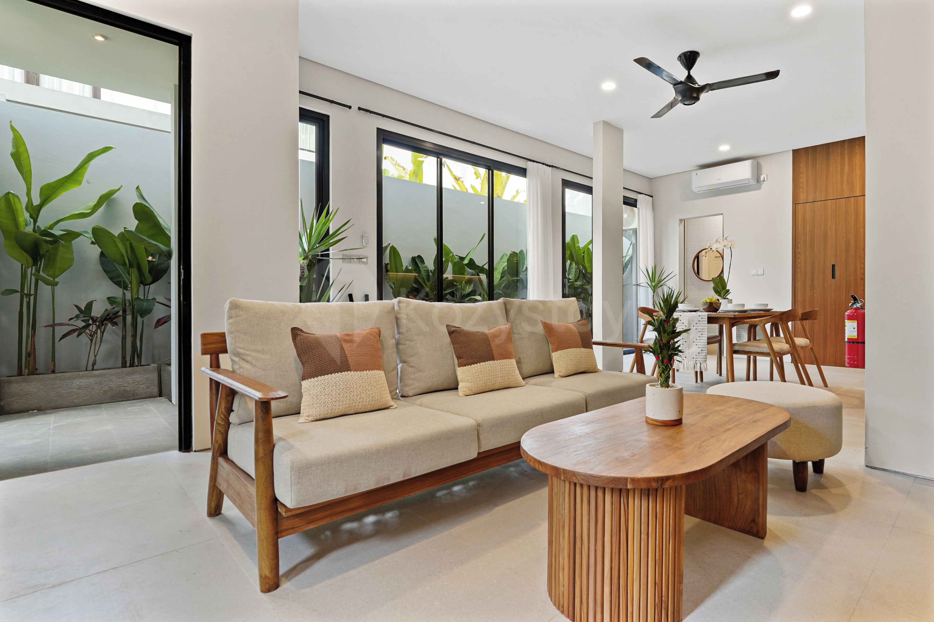 Villa, 2 Bedrooms, Non Smoking | Living area | 43-inch Smart TV with cable channels, Netflix, streaming services