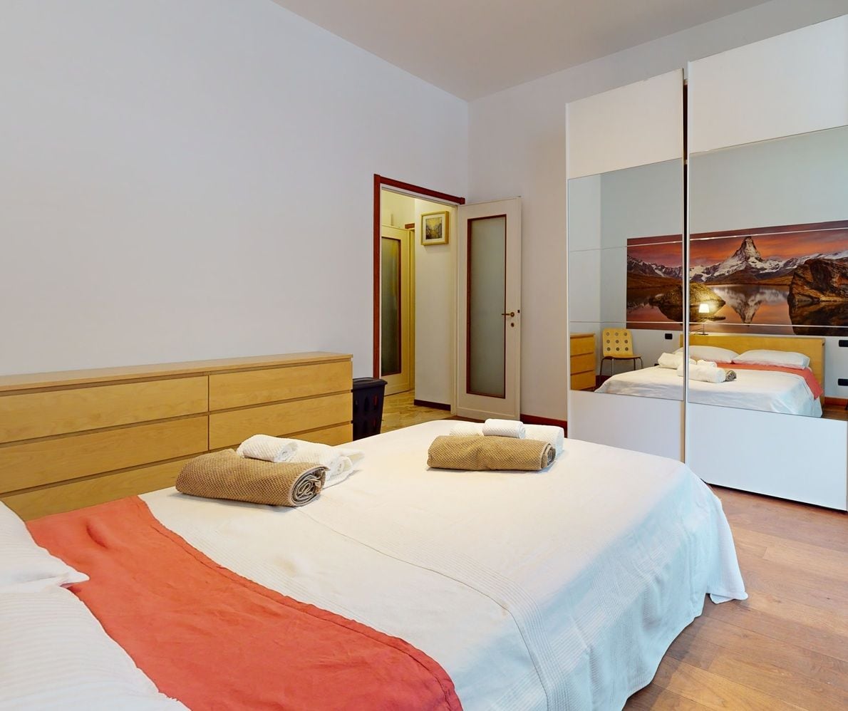 Apartment (via Don Gnocchi 28) | Blackout drapes, iron/ironing board, WiFi (free)