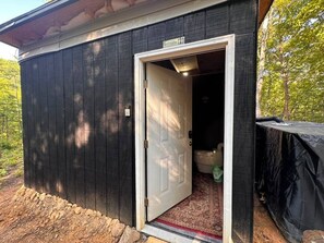 Classic Tent, 2 Twin Beds, Pets Allowed, Mountain View | Shared bathroom - Squatch Spot 1 (Sevierville)