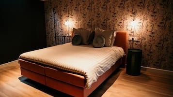 Apartamento luxo, 1 cama King, vista para a cidade | Wi-Fi de cortesia