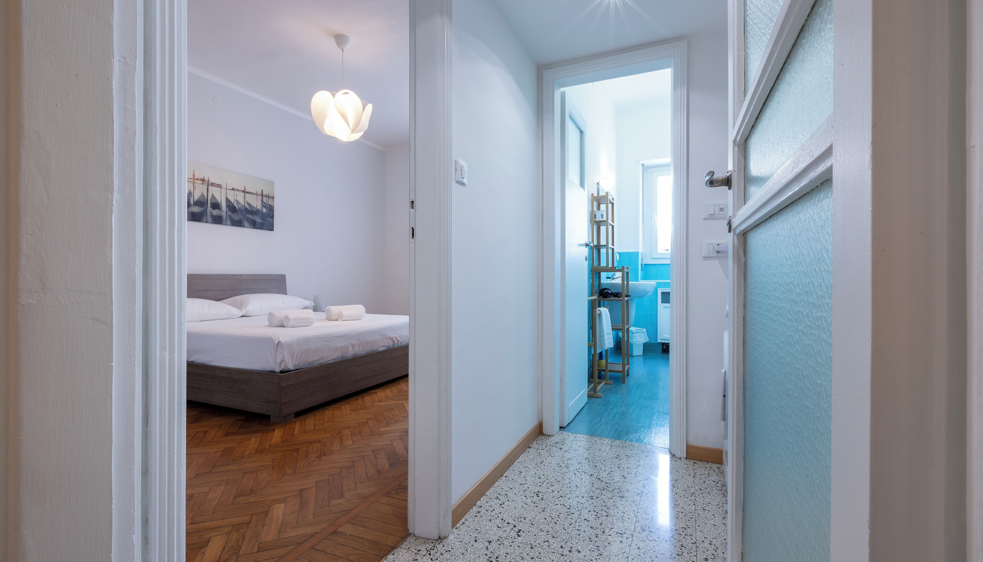 Appartement (1 Bedroom) | 1 chambre, fer et planche à repasser, lits bébé (en supplément)