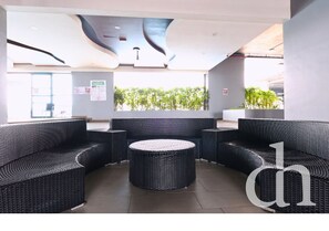 Lobby sitting area