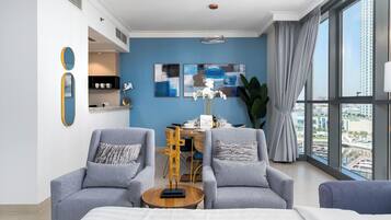 In-room safe, blackout curtains, iron/ironing board, free WiFi