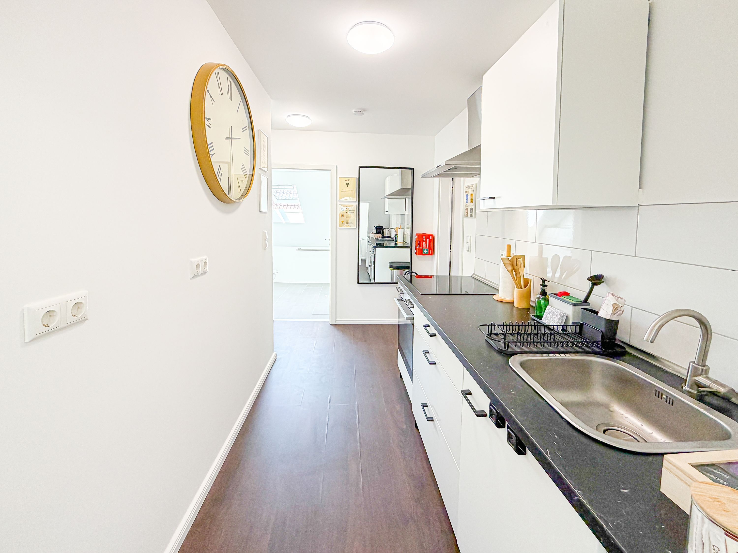 Apartamento, vista para o jardim | Cozinha privada