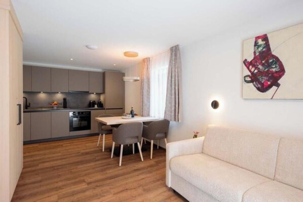 Living area - Schneeglocke 21 Apartment (Gaschurn)