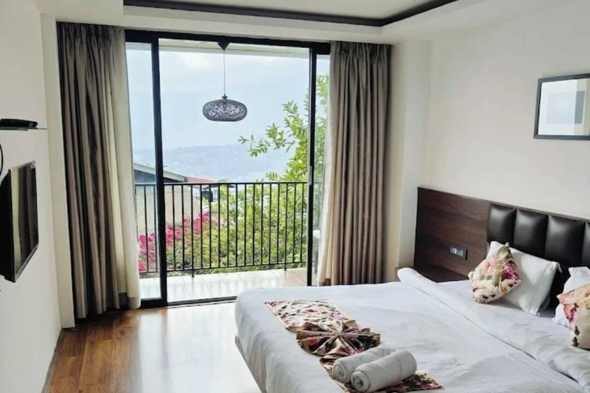 Suite Luxe, balcon, vue montagne