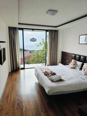 Suite Luxe, balcon, vue montagne
