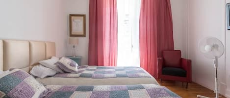 Desk, iron/ironing board, free WiFi, bed sheets