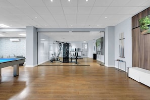 Fitness facility - Minimalist Luxe | Chic 1BR Suite + Gym (Tulsa)