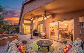 Outdoor dining - Warm, Updated and Cozy - OPEN SPACE LIVING In Gated PebbleCreek Community (Goodyear)