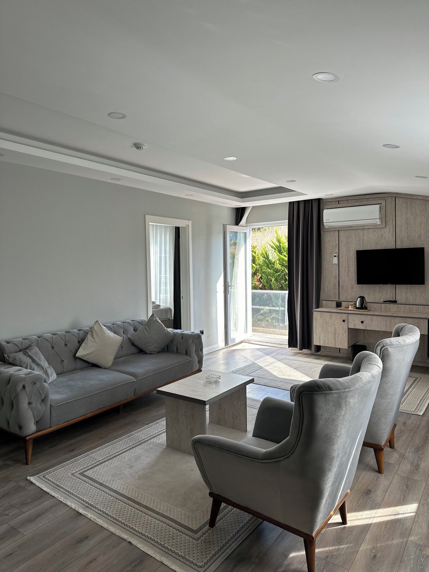 Family Triple Room, Balcony, Partial Sea View | WiFi (free), bed sheets
