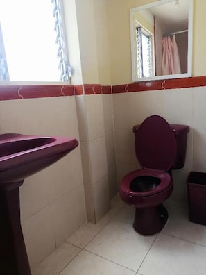 Standard Double Room, 2 Double Beds | Bathroom | Shower, towels, soap, shampoo - La Mansión de las Cascadas (CHIMALTENANGO)
