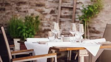Superior Triple Room, City View | Outdoor dining