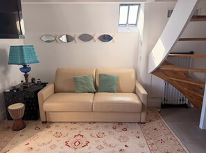 Living area - Adorable studio with AC in charming La Croix-Valmer (La Croix-Valmer)
