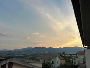 Blick von der Unterkunft