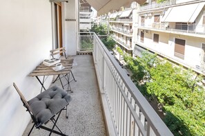 Economy Apartment, Balcony | Balcony - Athenian Apt with Balcony Pagkrati by GHH (Athina)