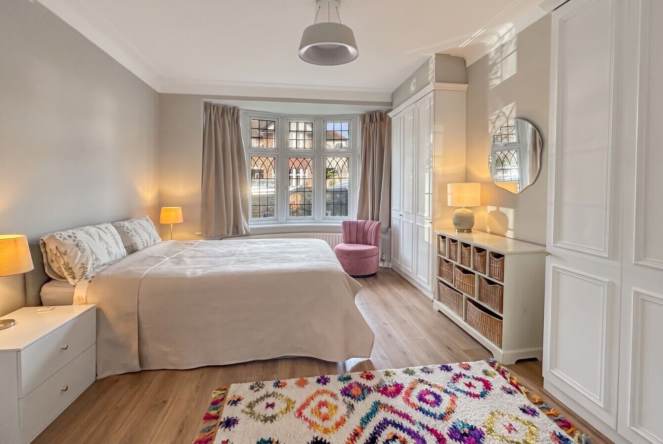 Desk, iron/ironing board, travel crib, WiFi