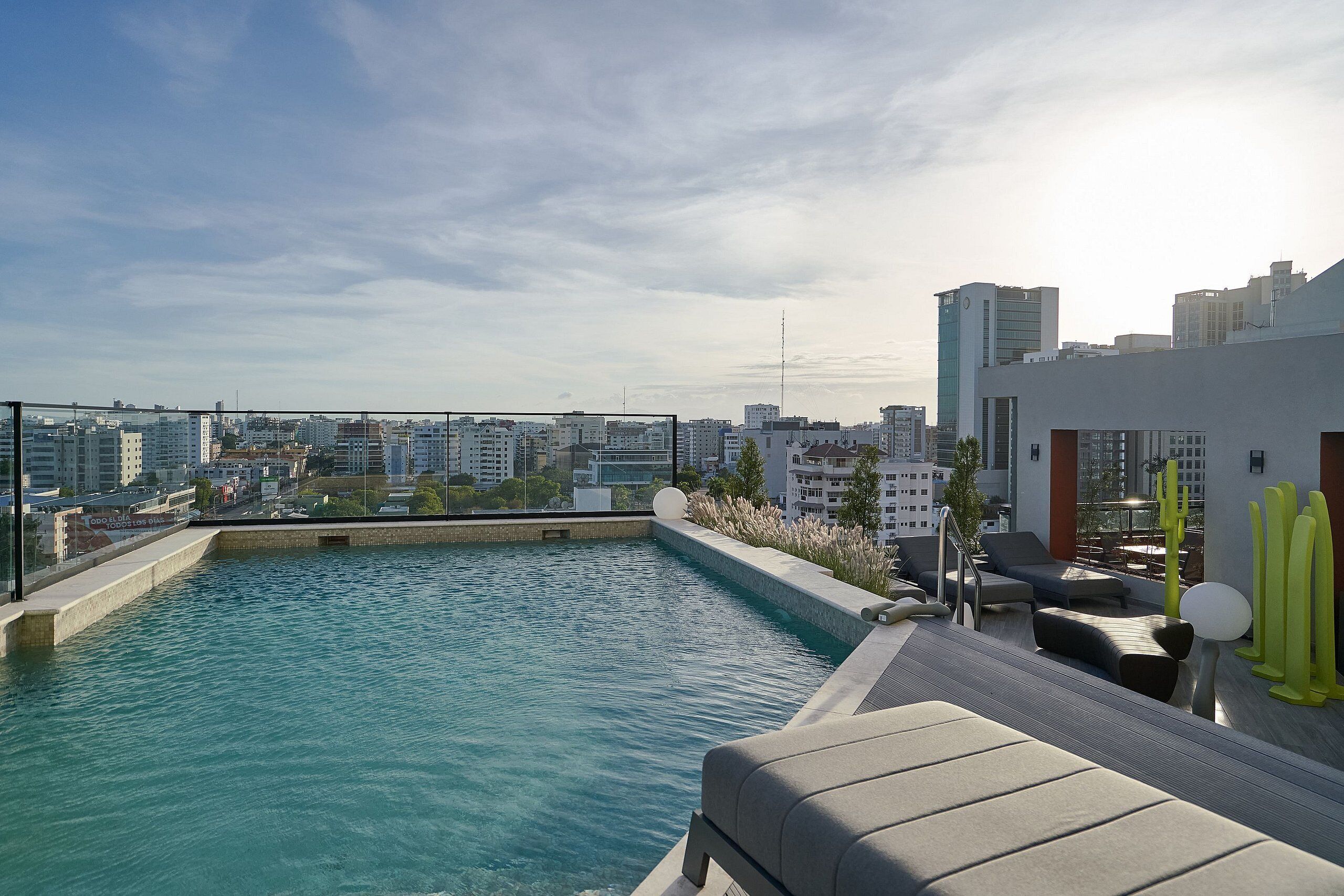 Una piscina climatizada