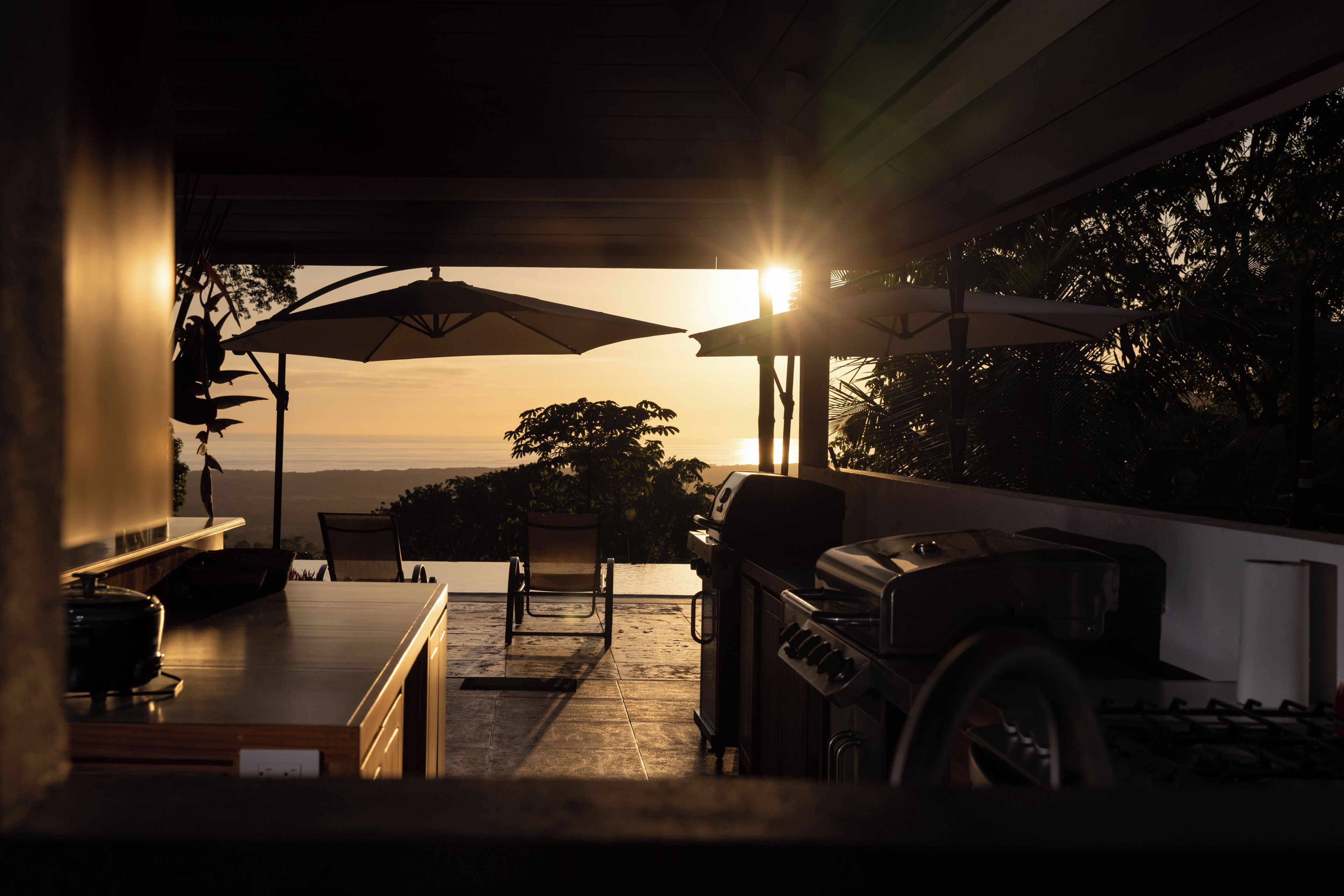Exclusive Villa, Private Pool, Ocean View | Private kitchen | Dining table