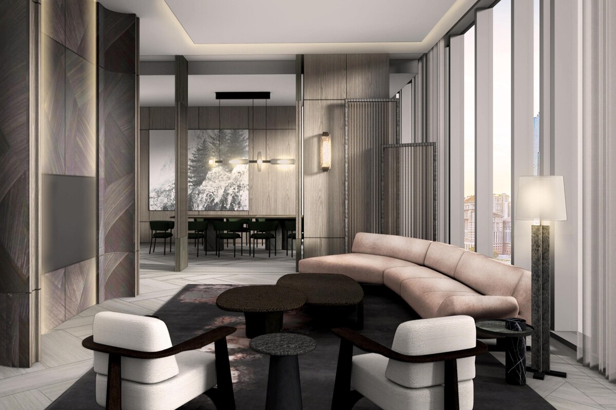 Suite, 1 Katil Raja (King) (Conrad) | Ruang tamu
