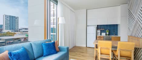 TV, DVD player, offices