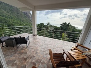 Apartamento, 2 habitaciones, balcón, vistas al mar | Jardines del alojamiento