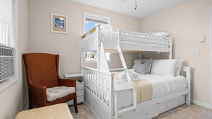 Desk, iron/ironing board, WiFi, bed sheets - Beach Block Brigantine Condo | Steps to Sand (Brigantine)