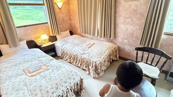 Basic Twin Room, Garden View | Desk, laptop workspace, blackout drapes, iron/ironing board (on request)