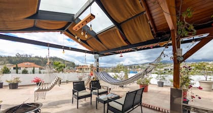 Private Chalet with Gardens & Hot Tub in Ambato
