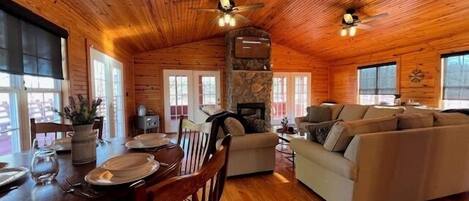 Smart TV, fireplace, offices