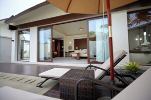 Luxury Villa, 1 Bedroom, Private Pool, Pool View | Terrace/patio