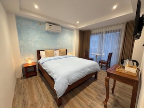 Deluxe tweepersoonskamer, balkon | Gratis wifi