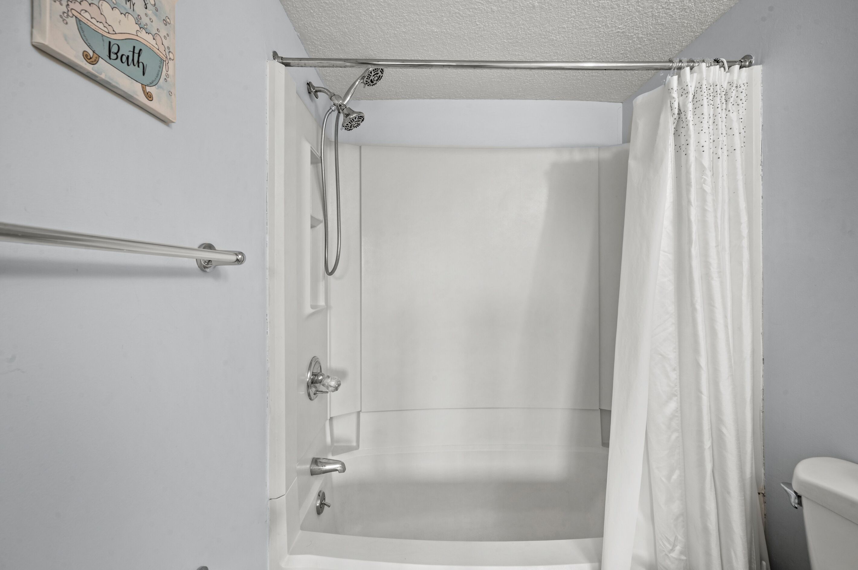 Shower, towels