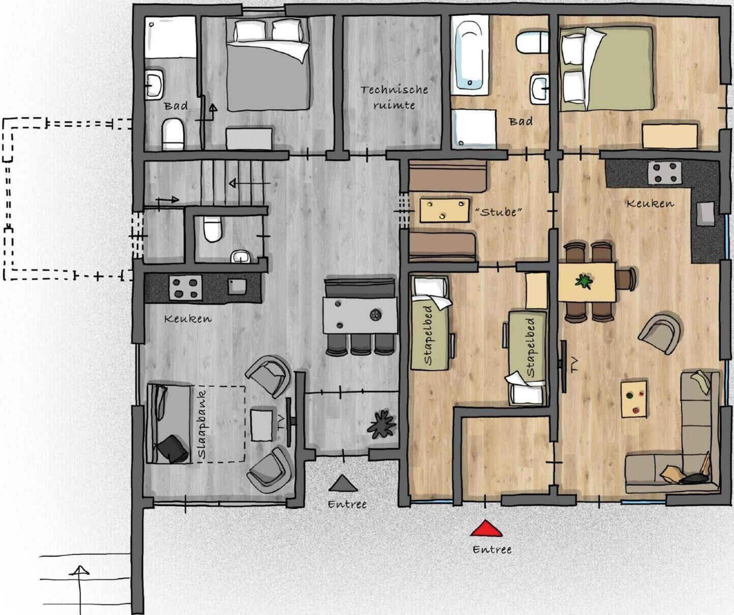 مخطط تصميم الطابق