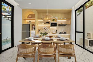 Villa, 3 Schlafzimmer, Poolblick | Esszimmer
