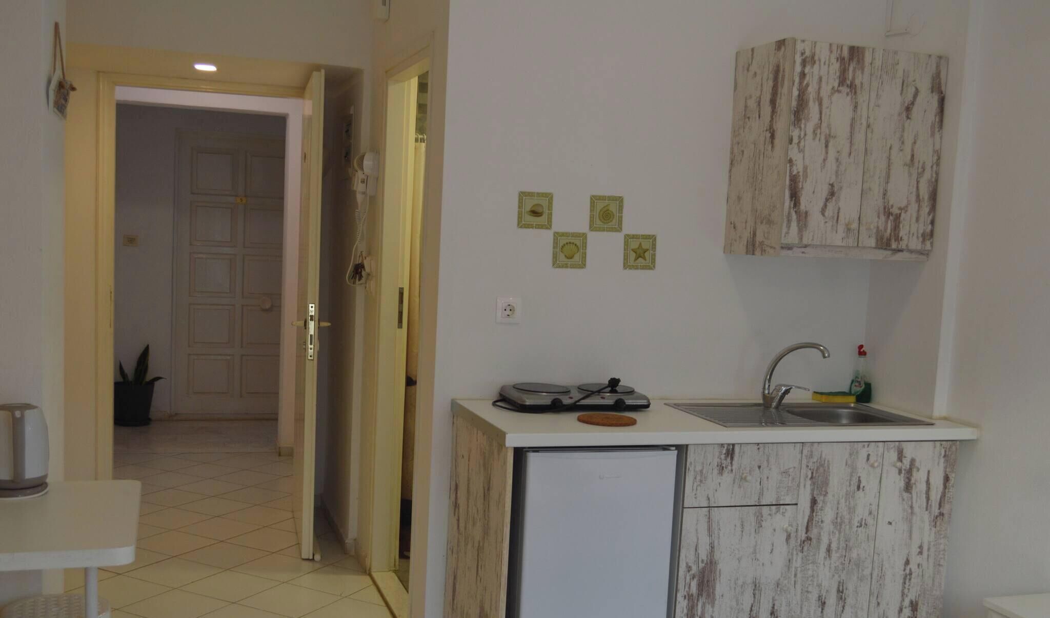 Studio, 1 Bedroom, Patio | Private kitchen