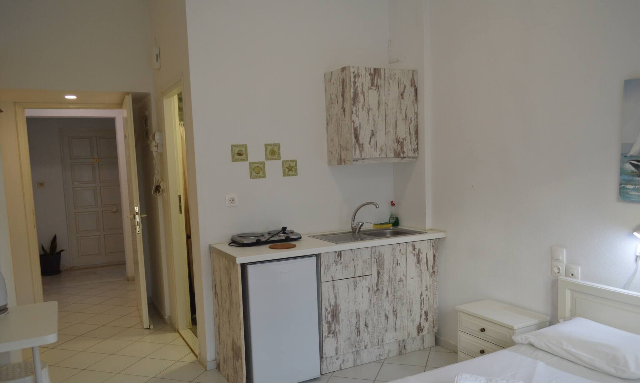 Estudio, 1 habitación, patio