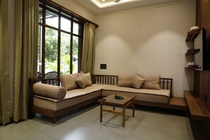 Superior Double Room, Balcony | Living area - Aqua Terra Resort (Sasan Gir)
