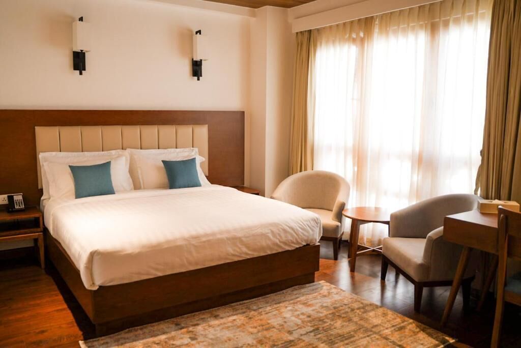Habitación Deluxe con 1 cama doble o 2 individuales, vistas a la montaña | Wifi gratis